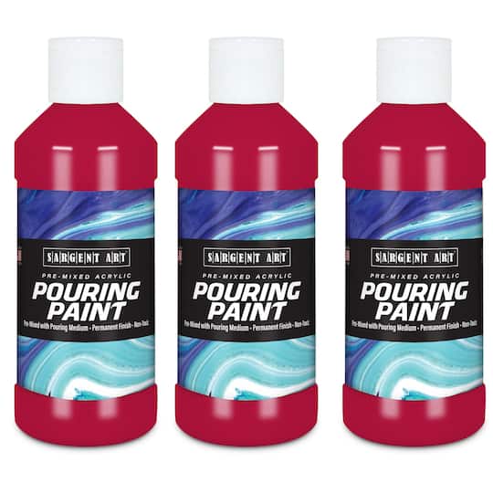 Sargent Art&#xAE; Acrylic Pouring Paint, 3ct.